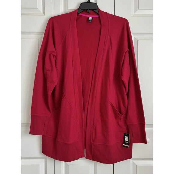 ID Ideology Women's Sweater Cardigan Plus Size Knitwear Comfort Pockets LongLine - Picture 1 of 7